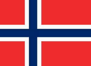 Flagge des größten norwegisch sprechenden Landes