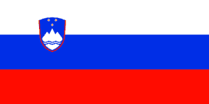 Landesflagge Sloweniens